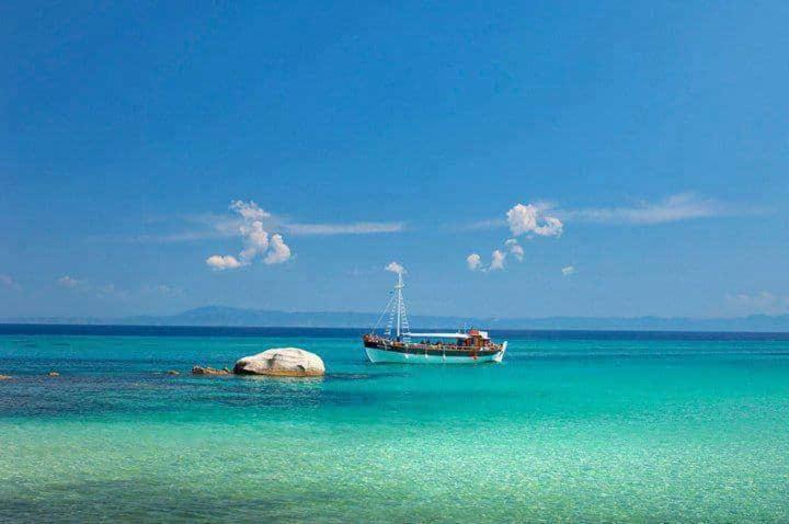 Apartmenthotel Sithon Sarti Bagian luar foto