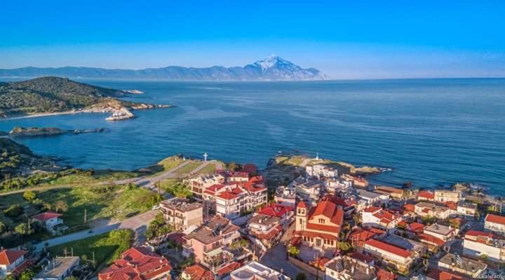 Apartmenthotel Sithon Sarti Bagian luar foto