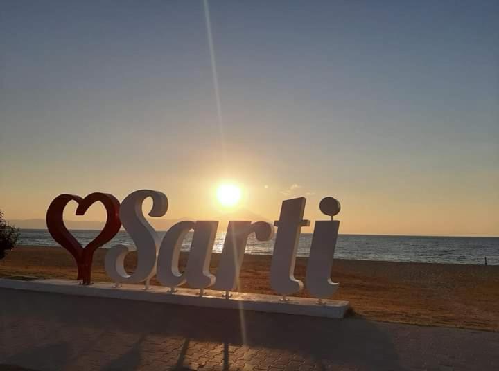 Apartmenthotel Sithon Sarti Bagian luar foto