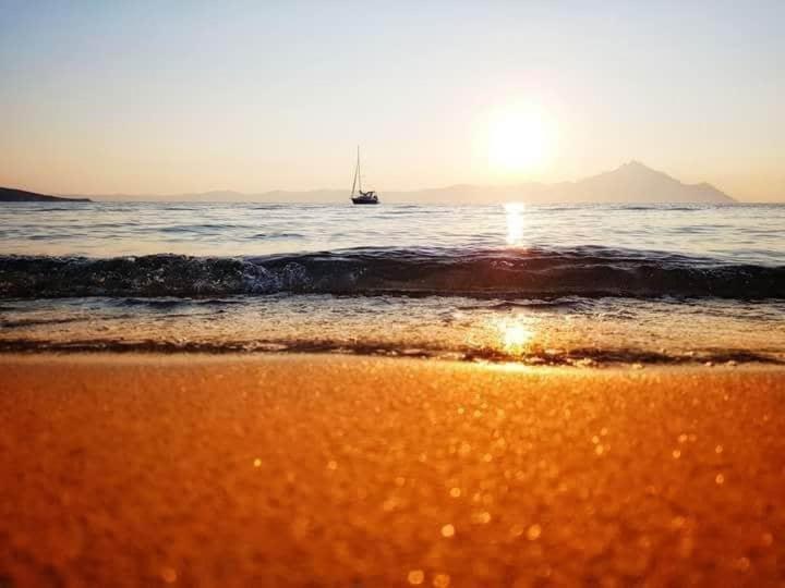 Apartmenthotel Sithon Sarti Bagian luar foto