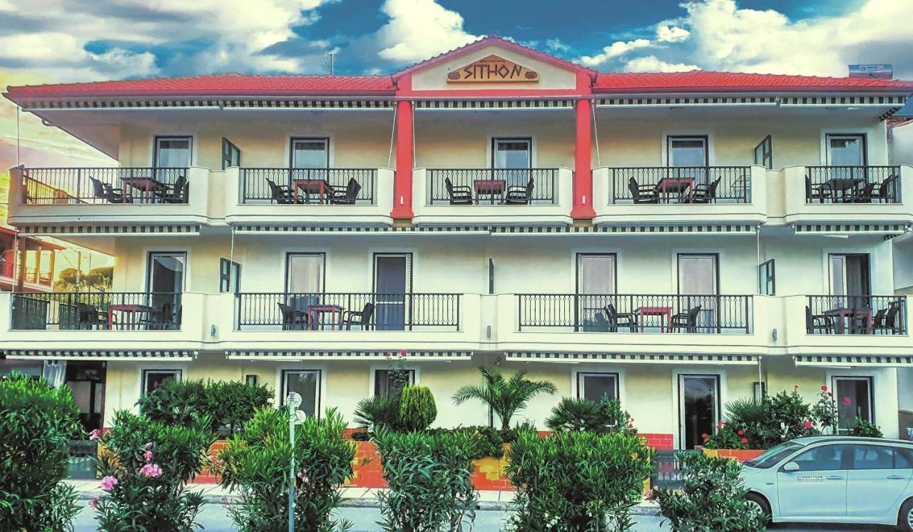 Apartmenthotel Sithon Sarti Bagian luar foto