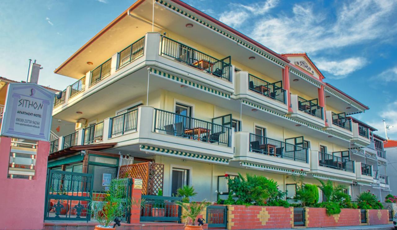Apartmenthotel Sithon Sarti Bagian luar foto
