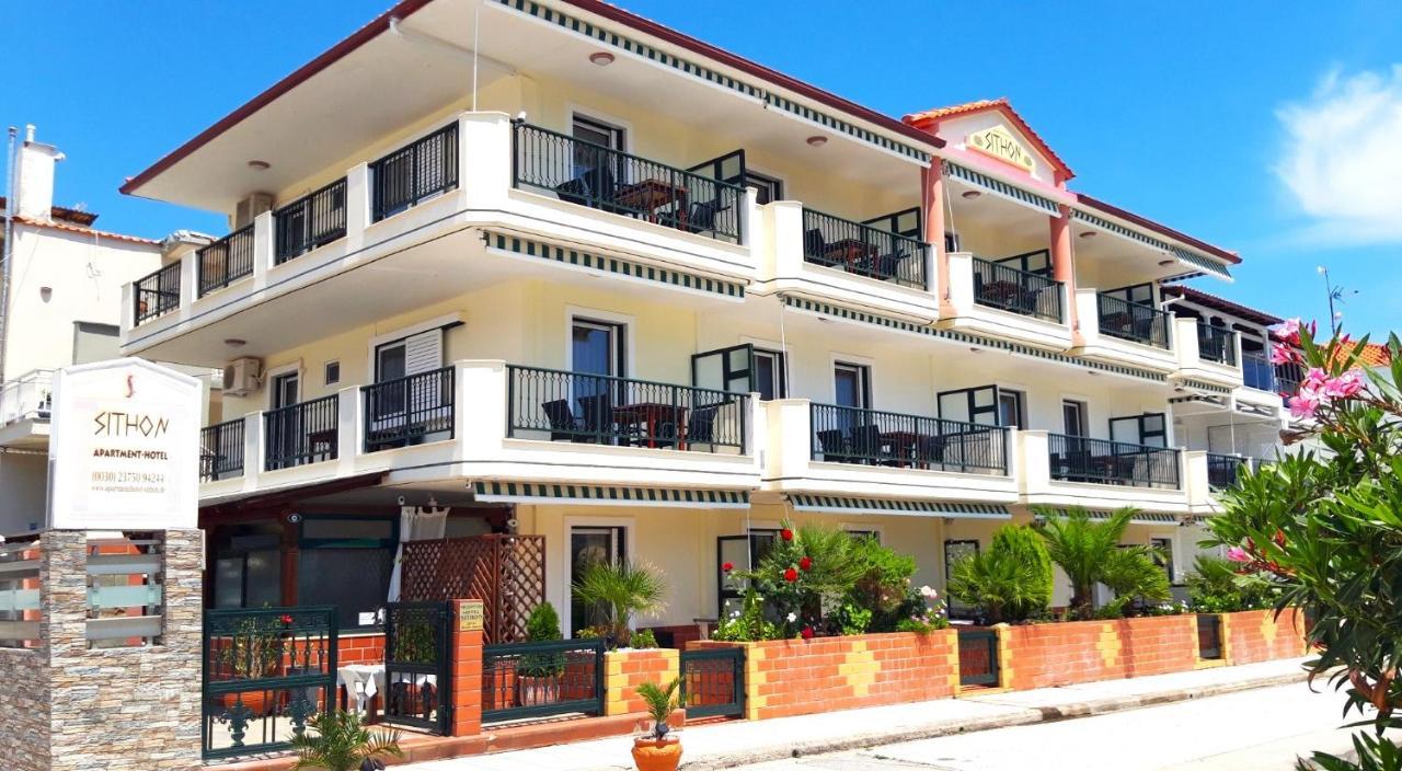 Apartmenthotel Sithon Sarti Bagian luar foto